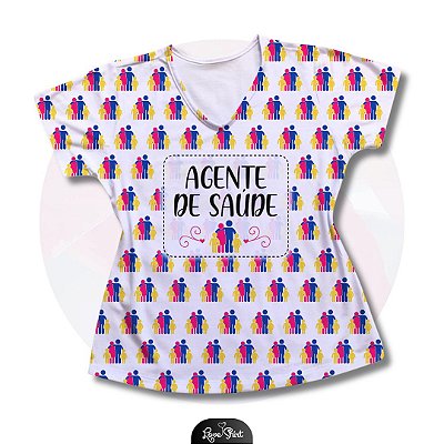 T-SHIRT PROFISSÃO AGENTE DE SAÚDE VARIADO 05
