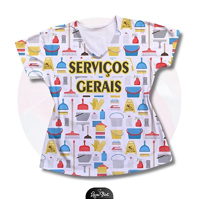 T-SHIRT PROFISSÃO SERVIÇOS GERAIS VARIADO 06