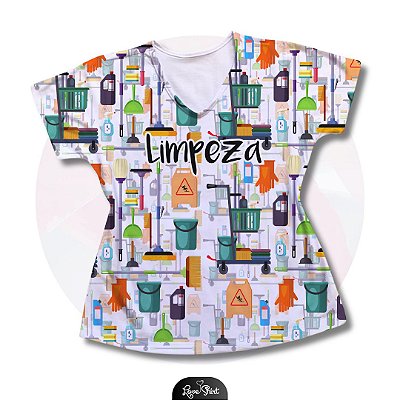 T-SHIRT PROFISSÃO LIMPEZA VARIADA 02