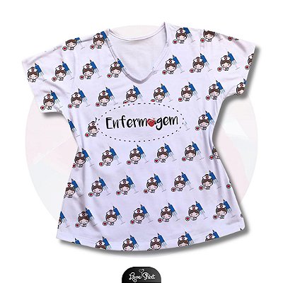 T-SHIRT PROFISSÃO ENFERMAGEM VARIADO 13