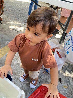 T-SHIRT INFANTIL - DEUS BASTA