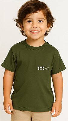 T-SHIRT INFANTIL - DEUS É BOM