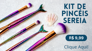 Kit pincéis Sereia