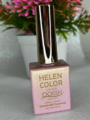 Esmalte em Gel Helen Color Mil Purpurinas 15ml Cor 3