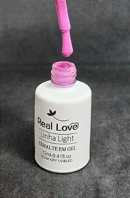 Esmalte em Gel Linha Light Real Love 12ml Cor 75
