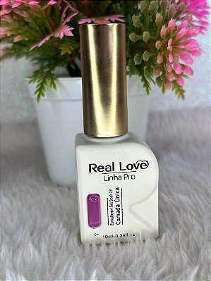 Esmalte em Gel Soak Off Camada Única Linha Pro Real Love 10ml Cor 28