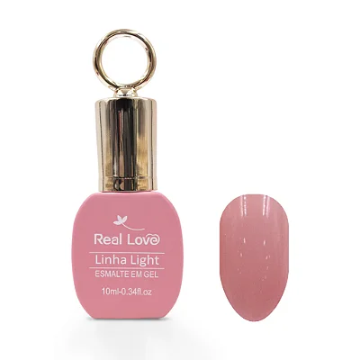 Esmalte em Gel com Tampa Chaveiro Linha Light Real Love 10ml Cor 15