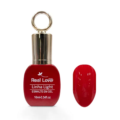 Esmalte em Gel com Tampa Chaveiro Linha Light Real Love 10ml Cor 153