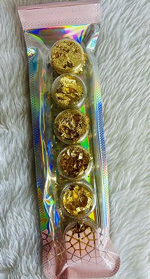 Kit Folha de Ouro com 6 unidades Dafu