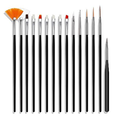 Kit com 15 Pincel Dafu