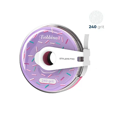 Lixa Refil em Rolo Adesiva - Staleks Pro - com estojo - 7 metros - AT-240w