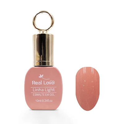 Esmalte em Gel com Tampa Chaveiro Linha Light Real Love 10ml Cor 08