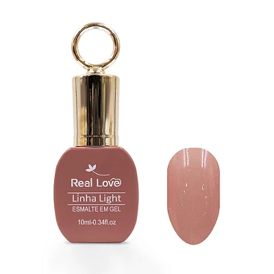 Esmalte em Gel com Tampa Chaveiro Linha Light Real Love 10ml Cor 12