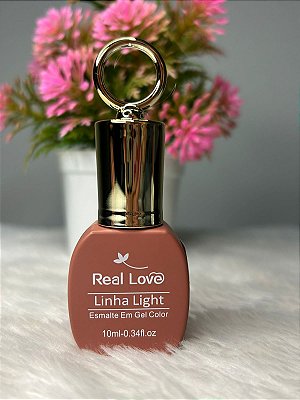 Esmalte em Gel com Tampa Chaveiro Linha Light Real Love 10ml Cor 157