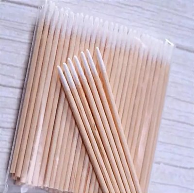 Palito com Ponta de Algodão com 100 unidades