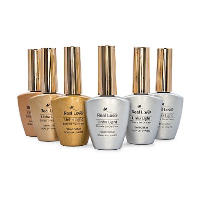 Esmalte em Gel Linha Light Real Love 10ml