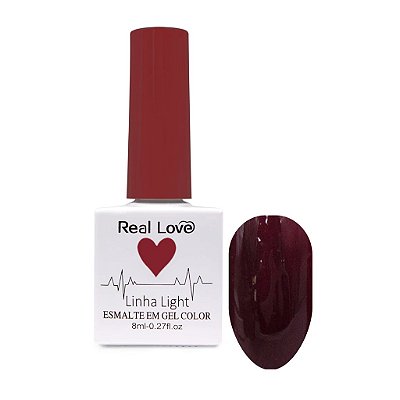 Esmalte em Gel Linha Light Real Love 8ml Cor 50