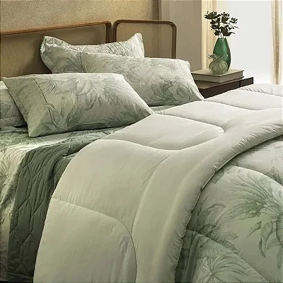 Edredom Estampado 2,40 x 2,40 Queen