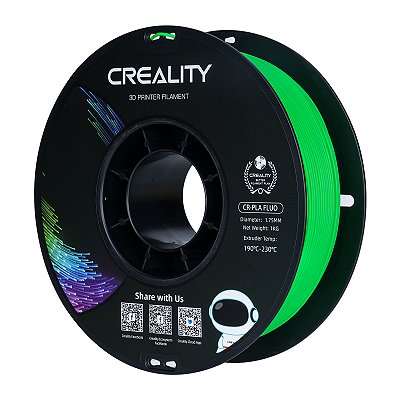 Filamento Creality para Impressoras 3D, 1,75mm,  CR-PLA - 1KG Verde Fluorecente