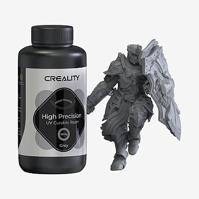 Resina Creality Curável UV de alta precisão LCD 8K -  1Kg Cinza