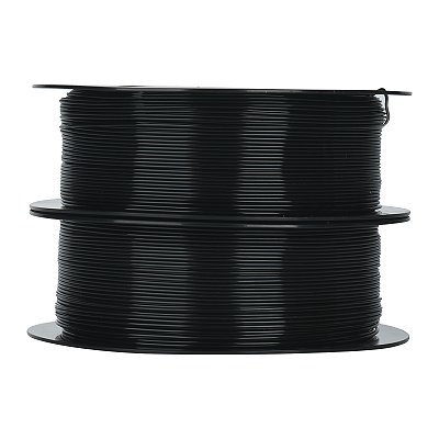Filamento Creality para Impressoras 3D, 1,75mm, CR-PETG - Combo 2kg - Preto+Preto