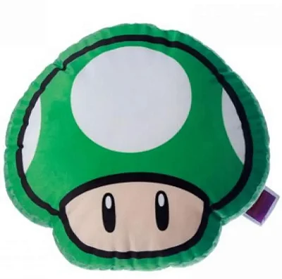 ALMOFADA FORMATO FIBRA 40X40CM UP MUSHROOM VERDE