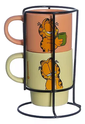 KIT CANECAS EMPILHAVEIS GARFIELD