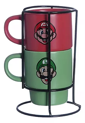 KIT CANECAS EMPILHAVEIS SUPER MARIO