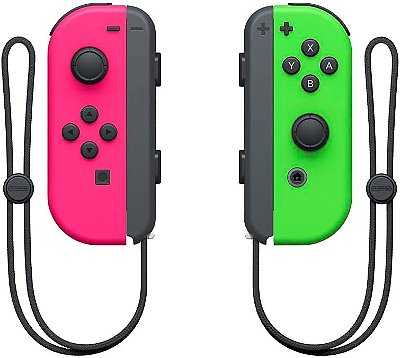 JOY CON ROSA E VERDE