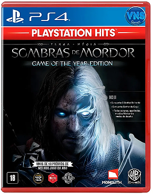 SOMBRAS DE MORDOR GOTY EDITION PS4 USADO