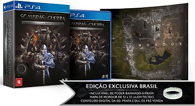 SOMBRA DA GUERRA ED PRATA PS4 USADO