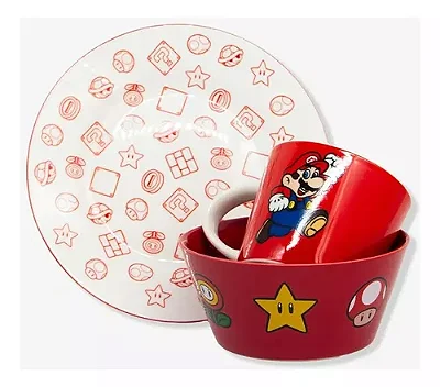 BREAKFAST SET SUPER MARIO
