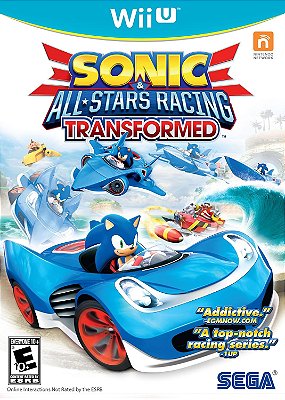 SONIC & ALL STARS RACING TRANSFORMED WII U - USADO
