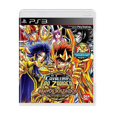 OS CAVALEIROS DO ZODIACO BRAVOS SOLDADO PS3 USADO