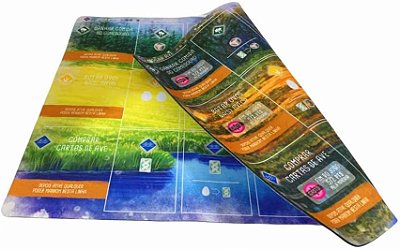 Playmat Wingspan em Neoprene Dupla Face (Portugues)