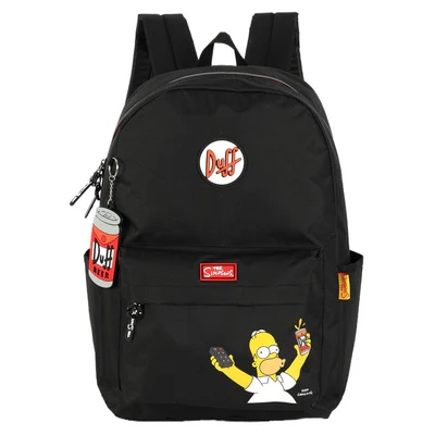 MOCHILA DE COSTAS SIMPSONS DUFFY BEER PRETO