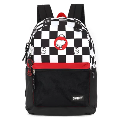MOCHILA DE COSTAS SNOOPY VERMELHO