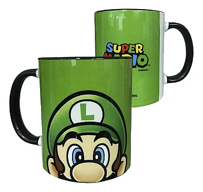CANECA POP 350ML LUIGI FACE