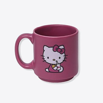 CANECA MINI TINA 100ML HELLO KITTY ROSA