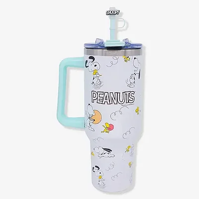 CANECAO TUMBLER C/PINGENTE 1,15LT SNOOPY BRINCANDO