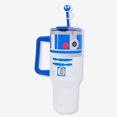 CANECAO TUMBLER C/PINGENTE 1,15LT STAR WARS R2D2