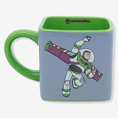 CANECA CUBO 300ML BUZZ LIGHTYEAR FOGUETE