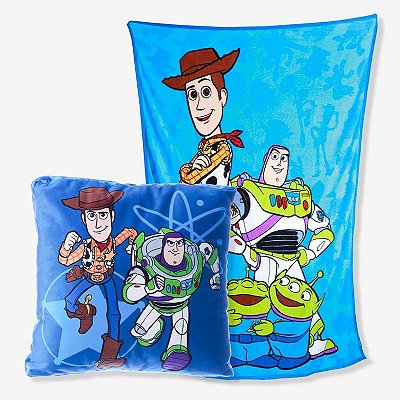 KIT ALMOFADA+MANTA TOY STORY