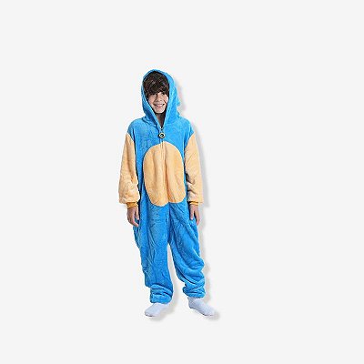 MACACAO KIGURUMI INFANTIL DE 7 A 8 ANOS SONIC