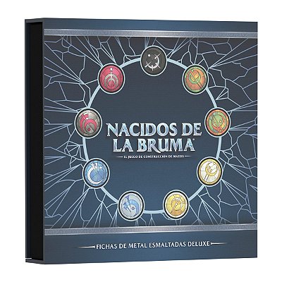 MISTBORN (NACIDOS DE LA BRUMA)  FICHAS DE METAL
