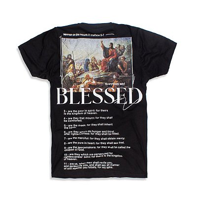 CAMISETA BLESSED (BLACK)