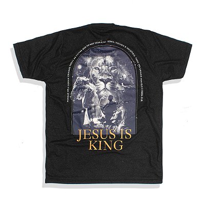 CAMISETA JESUS IS KING (PLUS SIZE)