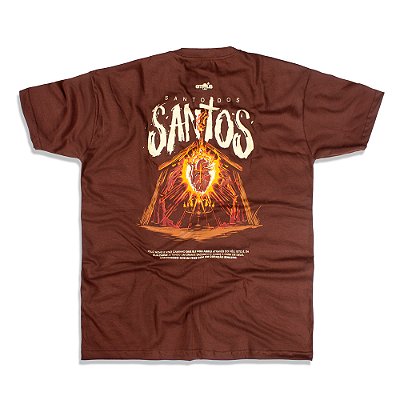 CAMISETA OVERSIZED SANTOS (BROWN)