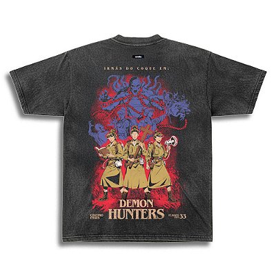 CAMISETA OVERSIZED DEMON HUNTERS (PRÉ VENDA)