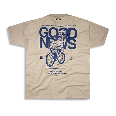CAMISETA OVERSIZED GOOD NEWS (CAQUI)
